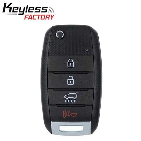 Keyless Factory 2015-2020 Kia Sorento / 4-Button Flip Key / PN95430-C5100 / OSLOKA-910T RFK-KIA-SO20
